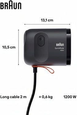 Braun Carestyle Mini Travel Garment Steamer | GS1071BK