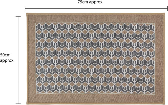 Allure Door Mat Beige - 50x75cm - Image 2