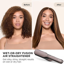 Shark Fusion Hair Straightener with advanced heat technology, sleek design – available at Keans Claremorris.