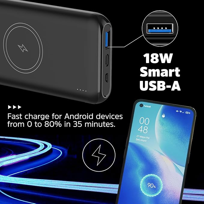 Energizer 10000mAh Wireless Charging Power Bank portable battery pack - Keans Claremorris