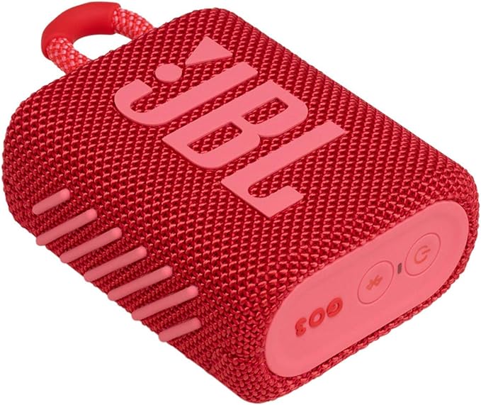 JBL GO 4 Red Portable Bluetooth Speaker with Waterproof Design - Available at Keans Claremorris