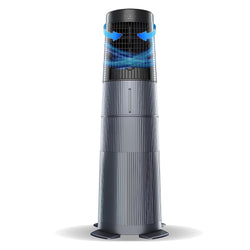 Symphony Duet i-s Black Table Air Cooler with 6L tank, 180° rotation, energy-saving, 10m² coverage – Keans Claremorris