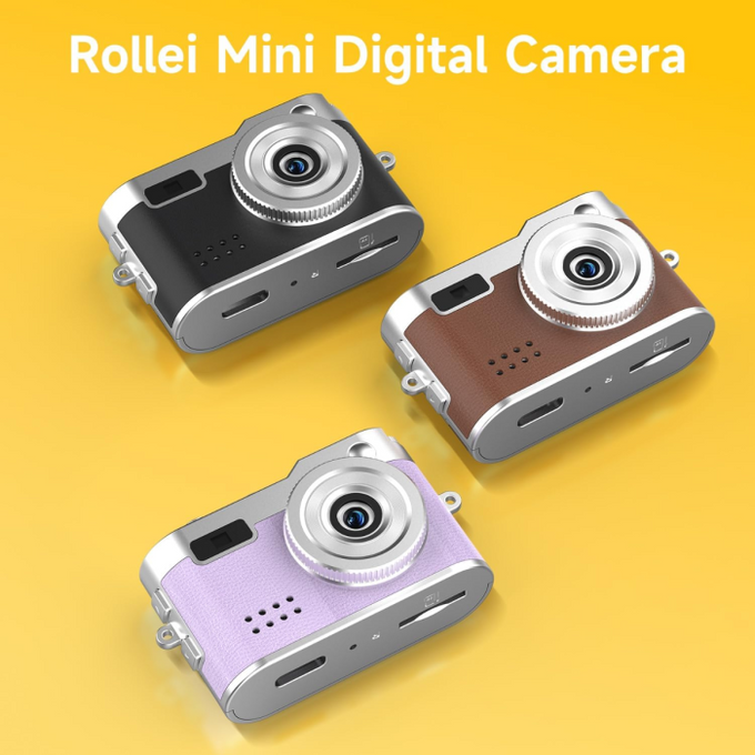 Mini Digital Camera, Black - Image 5