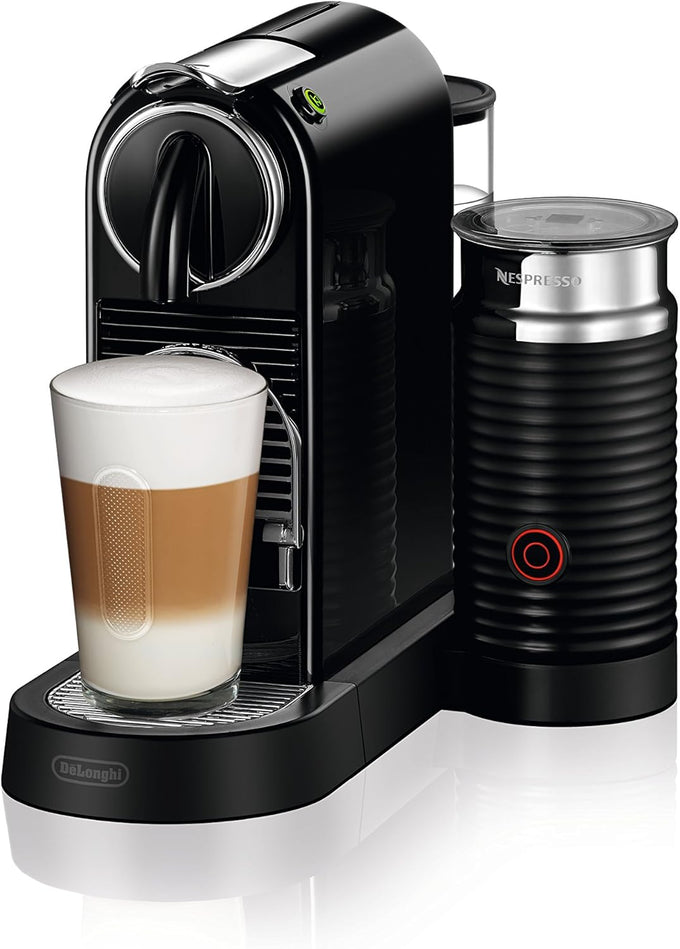 Delonghi Citiz Nespresso Coffee Machine Black with Aerroccino - Image 1