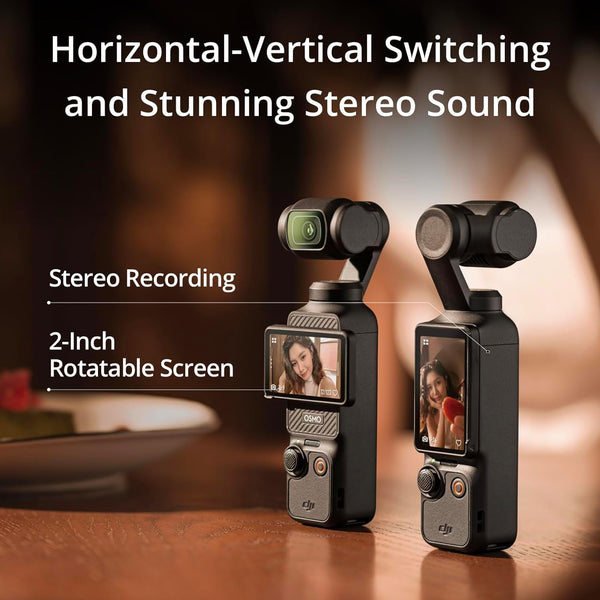 DJI Osmo Pocket 3 Handheld Stabilized 4K Camera for smooth video capture | Available at Keans Claremorris