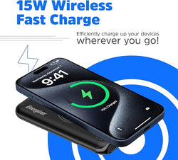 Energizer 10000mAh Wireless Charging Power Bank portable charger - Keans Claremorris