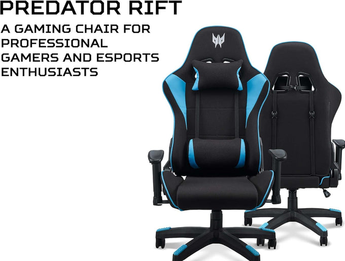 Acer Predator Rift Lite Gaming Chair PGC110 Black Blue 2D Armrest| GP.GCR11.00C - Image 2