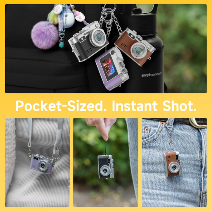 Mini Digital Camera, Black - Image 4