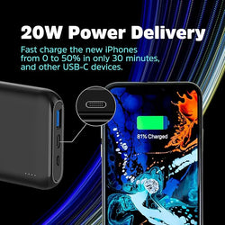 Energizer 10000mAh wireless charging power bank, portable fast charger - Keans Claremorris
