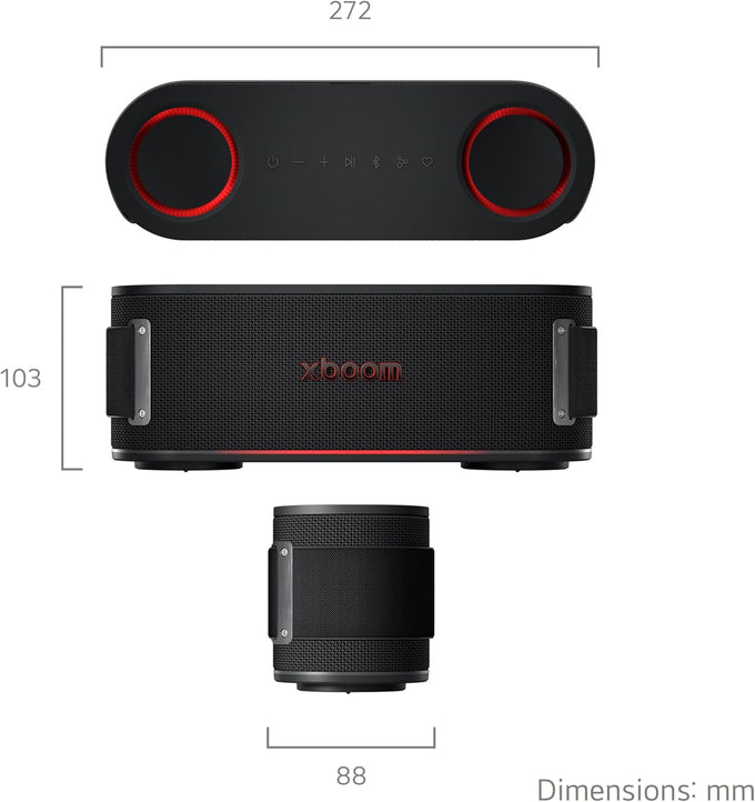 LG Xboom Bounce by will.i.am Wireless Speaker - Black - Image 4