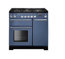 Rangemaster Infusion 90CM Dual Fuel Range Cooker with oven and gas hob, available at Keans Claremorris