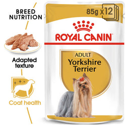Royal Canin Yorkshire Terrier Dog Pouch 85g – Nutritious wet food for small dogs | Available at Keans Claremorris