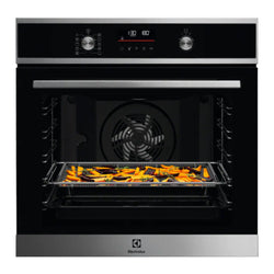 Electrolux 700 AirFry Built-In Single Pyrolytic Oven EOM6P46X with LED, Fast Heat, 72L, Child Lock - Keans Claremorris
