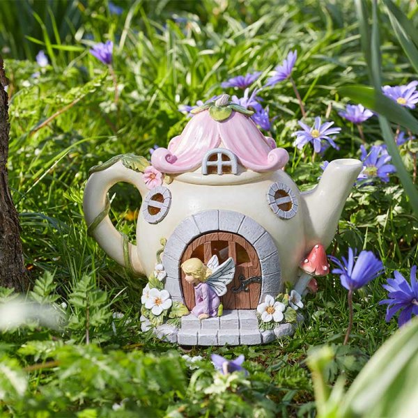 Fairy Flowerpot decorative planter with whimsical design, perfect for indoor plants – available at Keans Claremorris.
