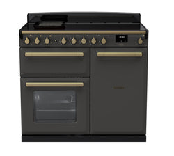 Rangemaster Induction Estel Deluxe 100cm Antique Brass Trim