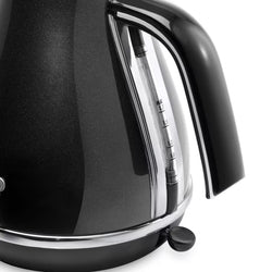 Delonghi Icona Micalite Kettle Black | KBOM3001.BK