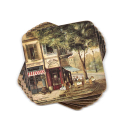 Parisian Scene Placemats & Coasters Set