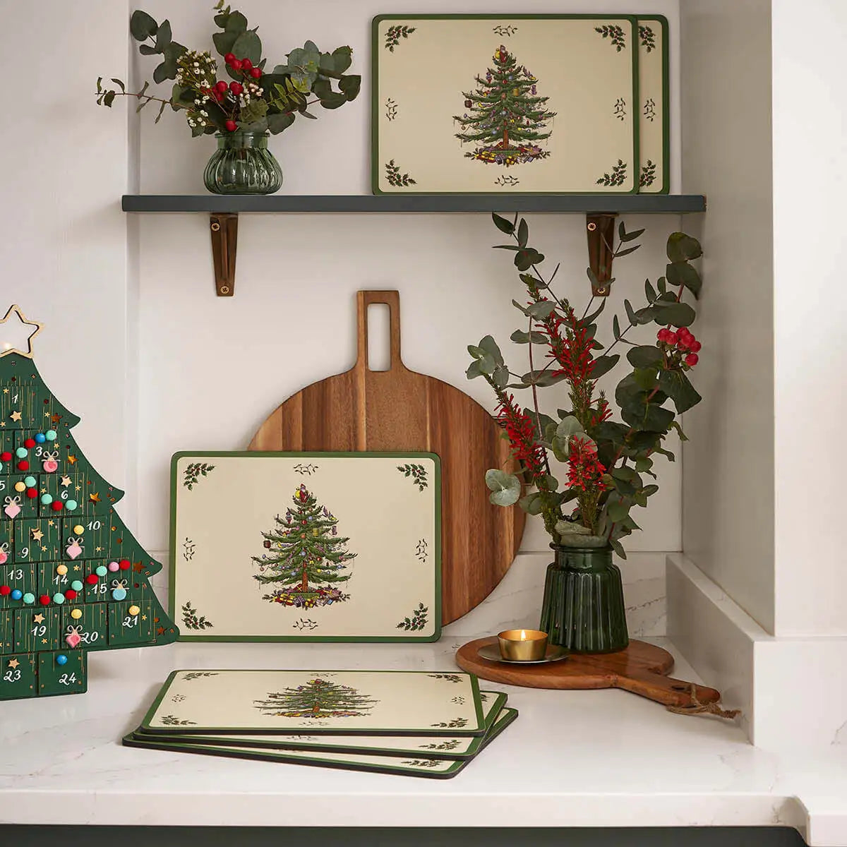 Christmas Tree Placemats Set of 6 - Image 4