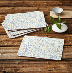 Willow Boughs Blue Placemats - Set of 6