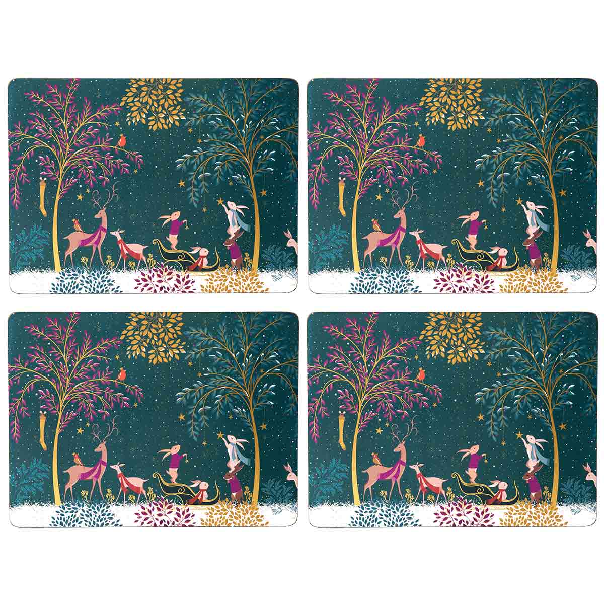 Woodland Tales Large Placemats Set of 4 - Image 4
