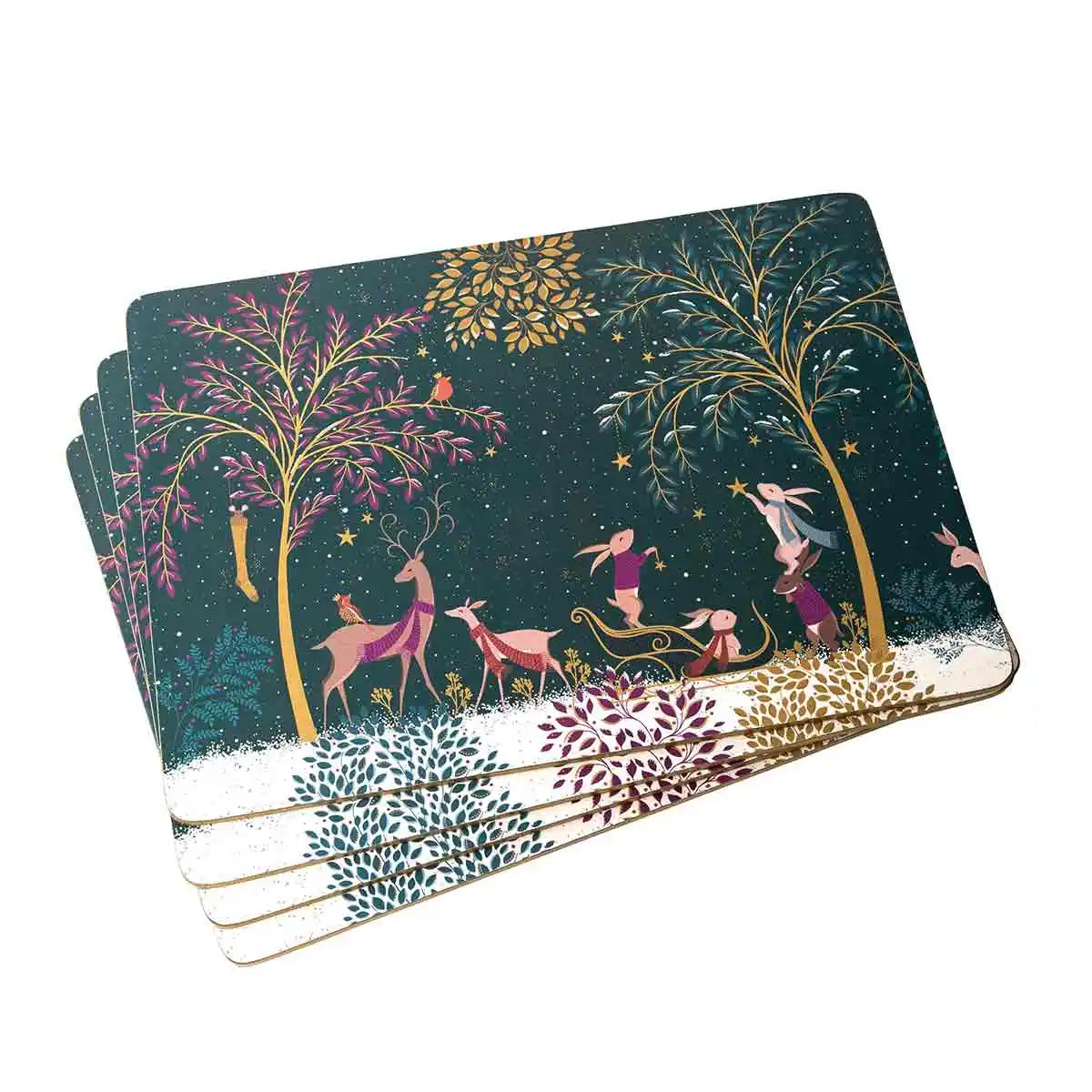 Woodland Tales Large Placemats Set of 4 - Image 1
