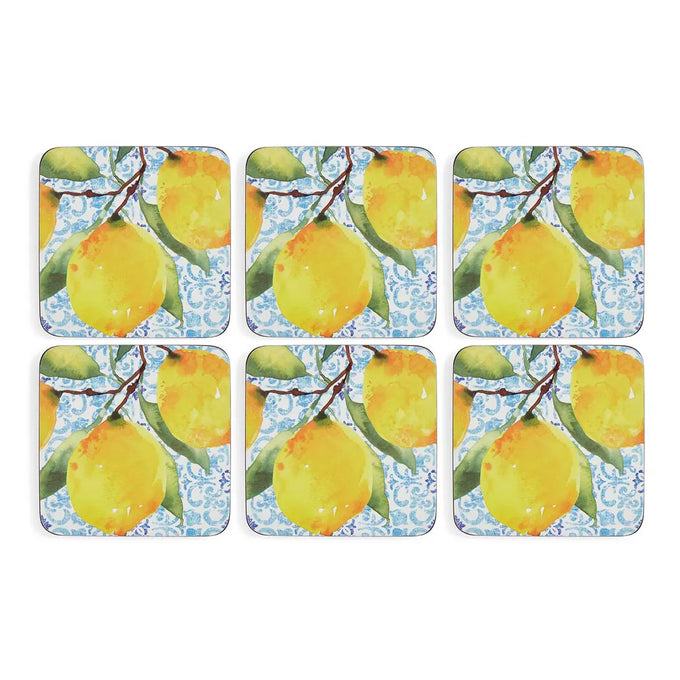 Amalfi Lemons Coasters - Set of 6 - Image 2