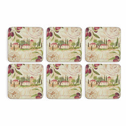 Olive Orchard Coasters - Set of 6