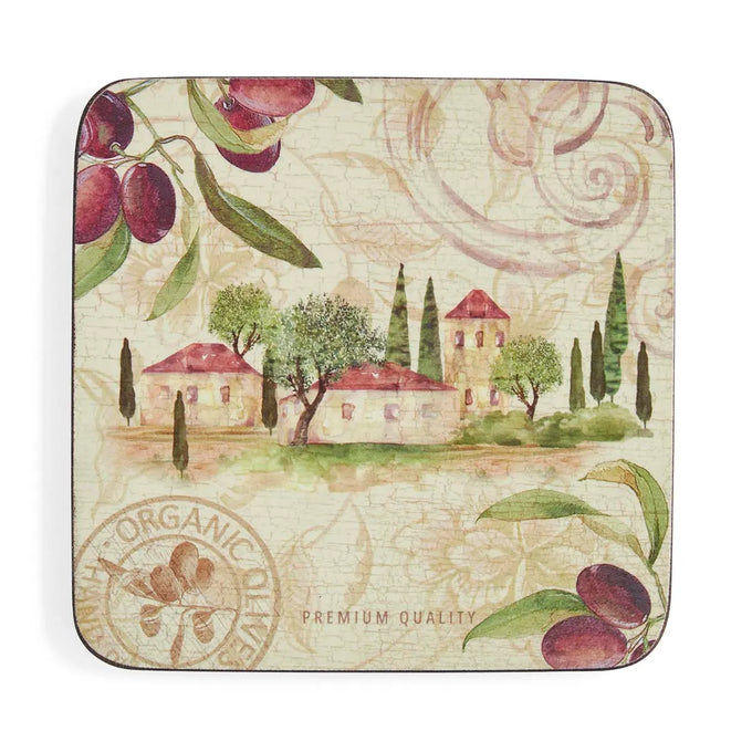Olive Orchard Coasters - Set of 6 - Image 3