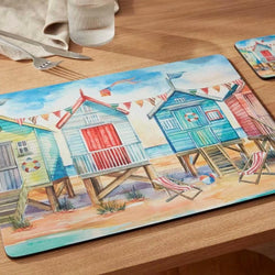 Beach Huts Placemats - Set of 6