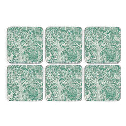 Tapestry Sage Coasters - Set of 6