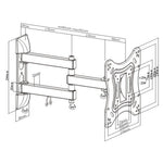Load image into Gallery viewer, Brateck 23&quot;-50&quot; Full Motion Dual Arm Wall Mount
