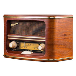 Roadstar Retro Style T/Load CD-MP3 USB Radio with wood effect, AM/FM tuner, manual volume – Keans Claremorris