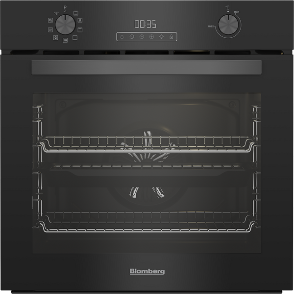 Blomberg Single Fan Oven Pyro & Aerochief with LED Programme | 72 Litres