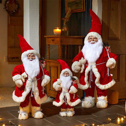 Papa Noel Large 46cm- Red