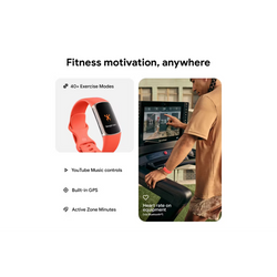 Fitbit Charge 6 Coral Fitness Tracker with advanced health monitoring, GPS, and heart rate tracking | Keans Claremorris