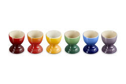 Le Creuset Rainbow Set of 6 Eggs Cups