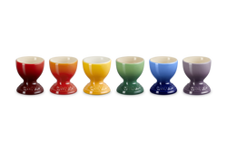 Le Creuset Rainbow Set of 6 Eggs Cups