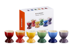 Le Creuset Rainbow Set of 6 Eggs Cups