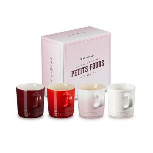 Le Creuset La Petits Fours Collection Set of 4 Mugs