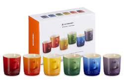 Le Creuset Rainbow Set of 6 Cappuccino Mugs