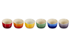 Le Creuset Rainbow Set of 6 Ramekins
