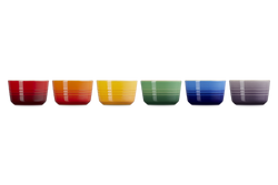 Le Creuset Rainbow Set of 6 Ramekins