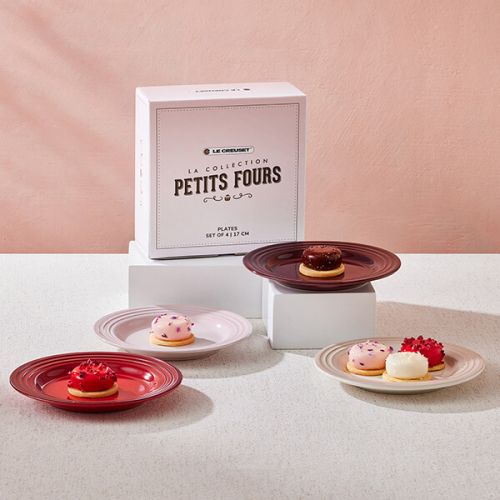 Le Creuset La Petits Fours Collection Set of 4 Appetiser Plates