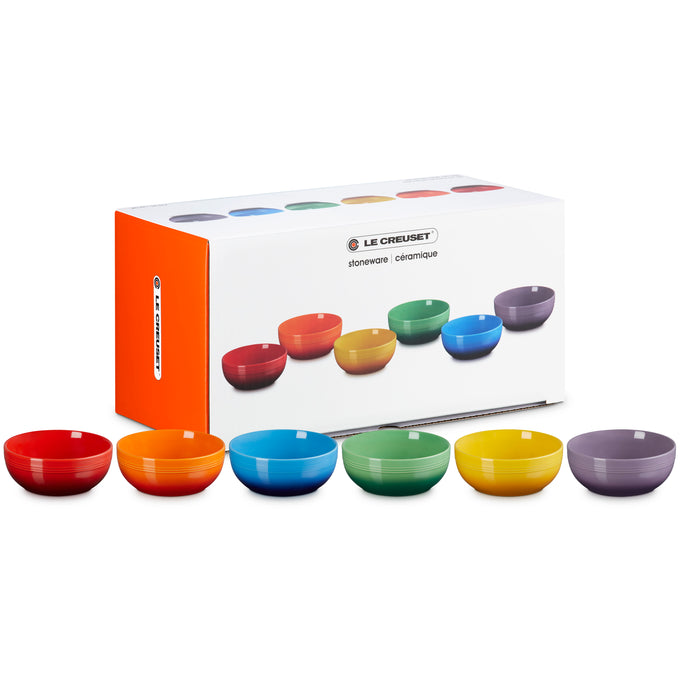 Le Creuset Rainbow Set of 6 Coupe Cereal Bowls - Image 1