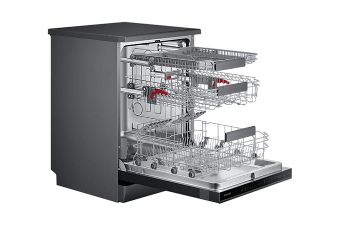 Samsung Series 11 60cm Freestanding Dishwasher with Auto Door & SmartThings - DW60A8050FB/EU | Keans Claremorris