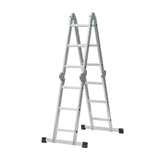 Buildworx Multipurpose Platform Ladder with 3-in-1 design, ribbed steps, non-slip feet, EN131 certified – Keans Claremorris