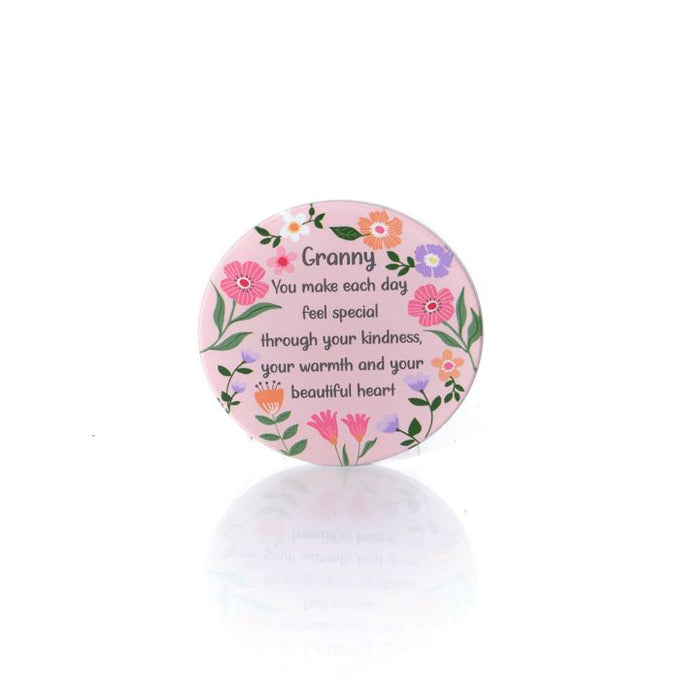 Bright And Beautiful Ceramic 'Granny' Coaster Set of 4 in Box 10x10cm - Image 3