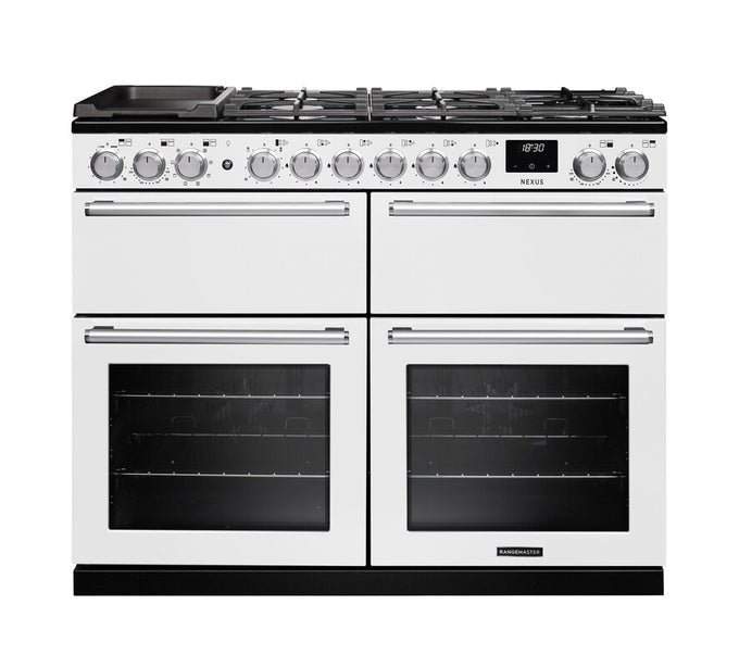 Rangemaster Nexus Dual Fuel 110cm Slow Cook Oven Chrome Trim - Image 7