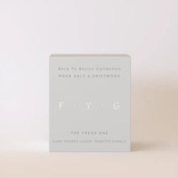 Rock Salt & Driftwood Candle F.Y.G