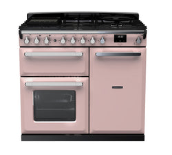 Rangemaster Dual Fuel Estel Deluxe 100cm Chrome Trim